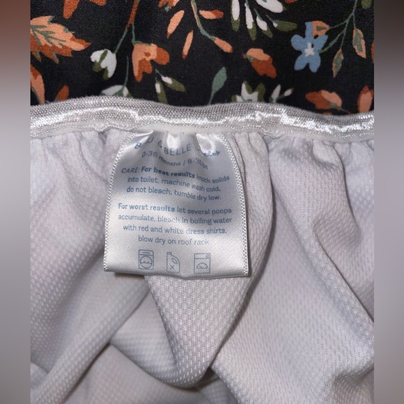 TWO FOR ONE Reusable Infant-Toddler Swim Diapers - Picture 7 of 8